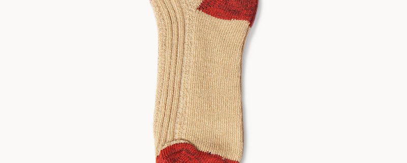 Basic stripe socks custom ankle socks-red