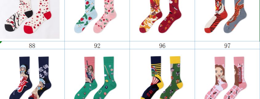 colorful socks collection 2 in stock